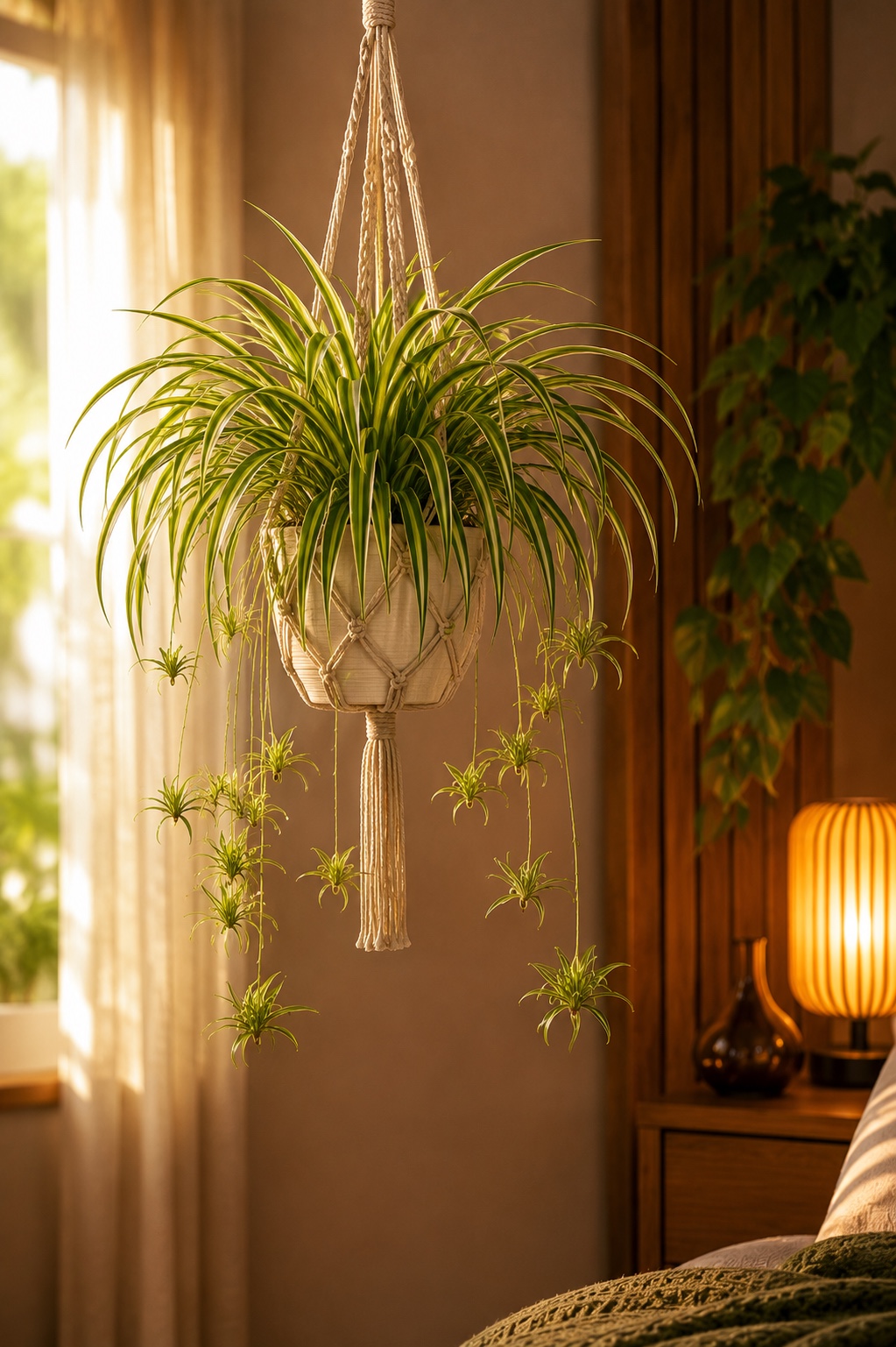 Plantas purificadoras de ar em ambiente doméstico — verde decorativo e funcional